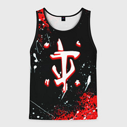 Майка-безрукавка мужская Doom краски абстракция, цвет: 3D-черный
