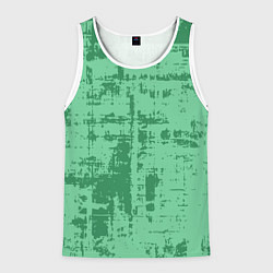 Майка-безрукавка мужская Текстура с потертостями, цвет: 3D-белый