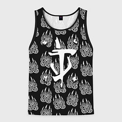 Майка-безрукавка мужская Doom хищник леса, цвет: 3D-черный