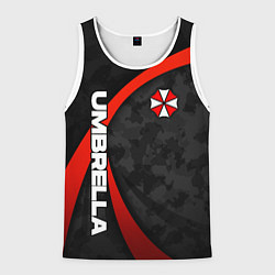 Майка-безрукавка мужская Umbrella - камуфляж, цвет: 3D-белый