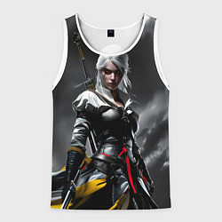 Мужская майка без рукавов Цири из Ведьмака