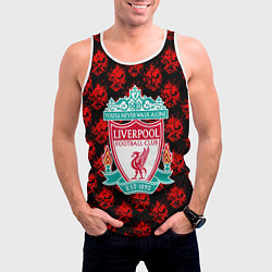 Майка-безрукавка мужская Liverpool samurai, цвет: 3D-белый — фото 2