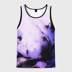 Майка-безрукавка мужская Взрывной индиго светлый, цвет: 3D-черный