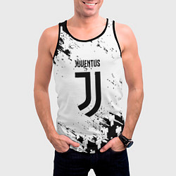 Майка-безрукавка мужская Juventus люди спорт, цвет: 3D-черный — фото 2