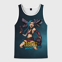 Мужская майка без рукавов League of Legends Jinx