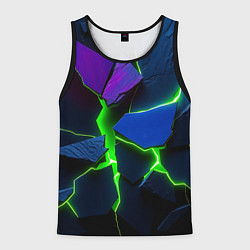 Мужская майка без рукавов Neon tile