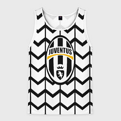 Майка-безрукавка мужская Ювентус полосы линии, цвет: 3D-белый