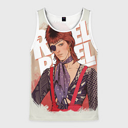 Мужская майка без рукавов David Bowie Rebel Rebel