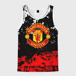 Мужская майка без рукавов Манчестер Юнайтед краски