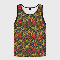 Майка-безрукавка мужская Славянский узор, цвет: 3D-черный