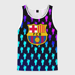 Мужская майка без рукавов Barcelona люди градиент неон