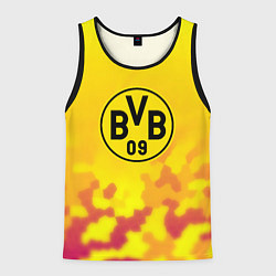 Мужская майка без рукавов Borussia камуфляж желтый текстура