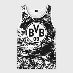 Майка-безрукавка мужская Боруссиа белые краски, цвет: 3D-белый