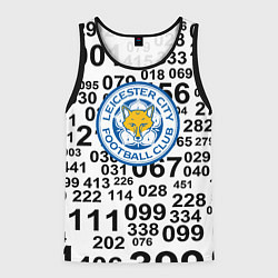 Мужская майка без рукавов Лестер сити цифры символы