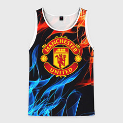 Мужская майка без рукавов Манчестер Юнайтед огонь битва