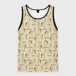 Мужская майка без рукавов Ретро Санта