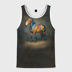 Мужская майка без рукавов Конь Ренессанс