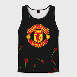 Мужская майка без рукавов Манчестер Юнайтед розы
