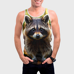 Майка-безрукавка мужская Полоскун, цвет: 3D-белый — фото 2