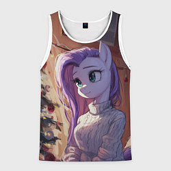 Мужская майка без рукавов Анимешная лошадка - Новый год