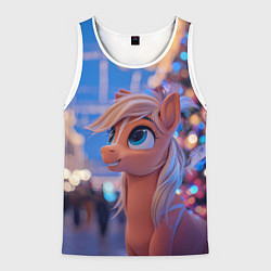 Мужская майка без рукавов Милая лошадка символ 2026