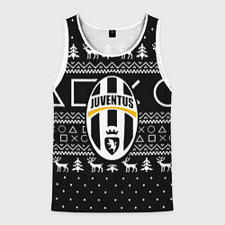 Майка-безрукавка мужская Ювентус геймер, цвет: 3D-белый