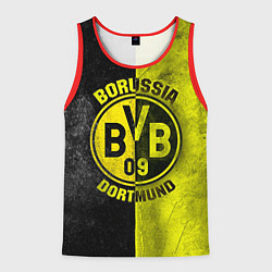 Майка-безрукавка мужская Borussia Dortmund, цвет: 3D-красный