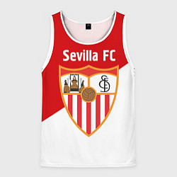 Майка-безрукавка мужская Sevilla FC, цвет: 3D-белый