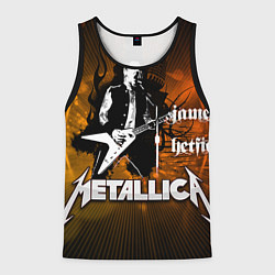 Майка-безрукавка мужская Metallica: James Hetfield, цвет: 3D-черный