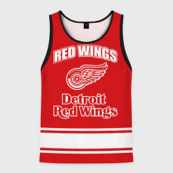 Майка-безрукавка мужская Detroit red wings, цвет: 3D-черный