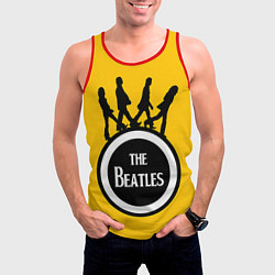 Майка-безрукавка мужская The Beatles: Yellow Vinyl, цвет: 3D-красный — фото 2