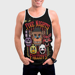 Майка-безрукавка мужская Five Nights At Freddy's, цвет: 3D-белый — фото 2