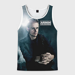 Майка-безрукавка мужская Armin Van Buuren, цвет: 3D-белый