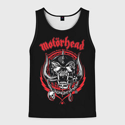 Майка-безрукавка мужская Motorhead, цвет: 3D-черный