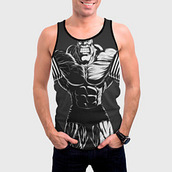 Майка-безрукавка мужская Bodybuilder, цвет: 3D-черный — фото 2