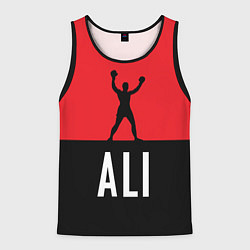 Майка-безрукавка мужская Ali Boxing, цвет: 3D-черный