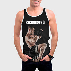 Майка-безрукавка мужская Kickboxing, цвет: 3D-белый — фото 2