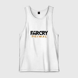 Майка мужская хлопок Far Cry: Primal Logo, цвет: белый