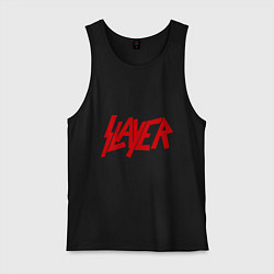 Майка мужская хлопок Slayer, цвет: черный