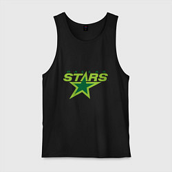 Майка мужская хлопок Dallas Stars, цвет: черный