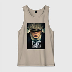 Майка мужская хлопок Peaky Blinders, цвет: миндальный