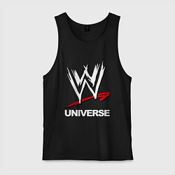 Майка мужская хлопок WWE universe, цвет: черный