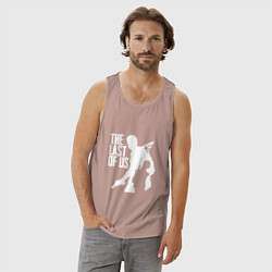 Майка мужская хлопок THE LAST OF US, цвет: пыльно-розовый — фото 2