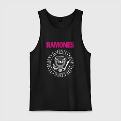Майка мужская хлопок Ramones Boyband, цвет: черный