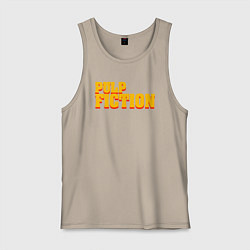 Майка мужская хлопок Pulp Fiction, цвет: миндальный