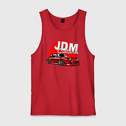 Майка мужская хлопок JDM Culture, цвет: красный