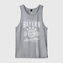 Майка мужская хлопок Bayern Munchen 1900, цвет: меланж
