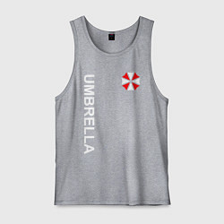 Майка мужская хлопок UMBRELLA CORP, цвет: меланж