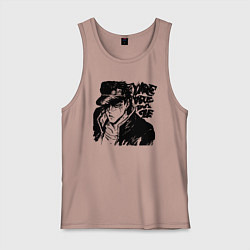 Майка мужская хлопок JoJo, цвет: пыльно-розовый