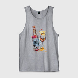 Майка мужская хлопок Винишко, цвет: меланж